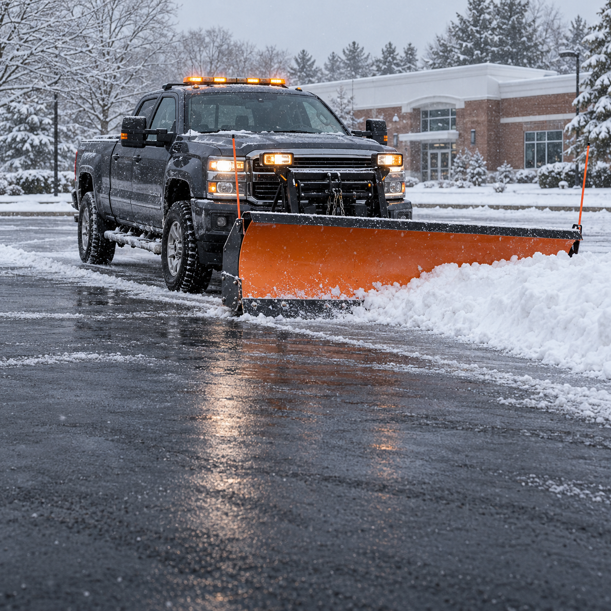 Snowplowing